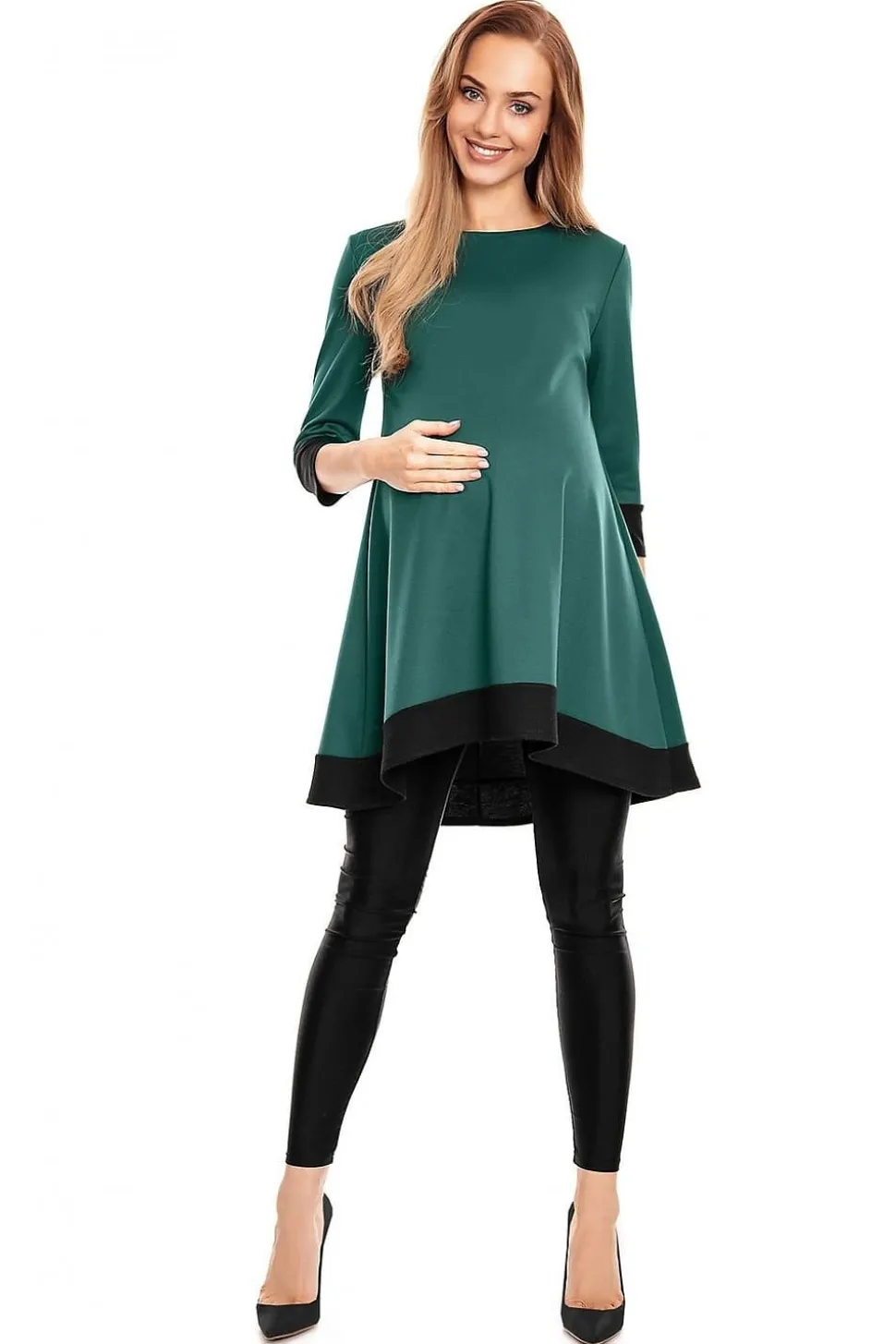 Robe grossesse verte