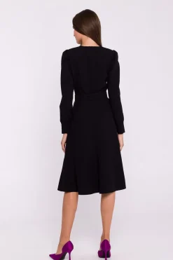 Robe habillée chic manches longues