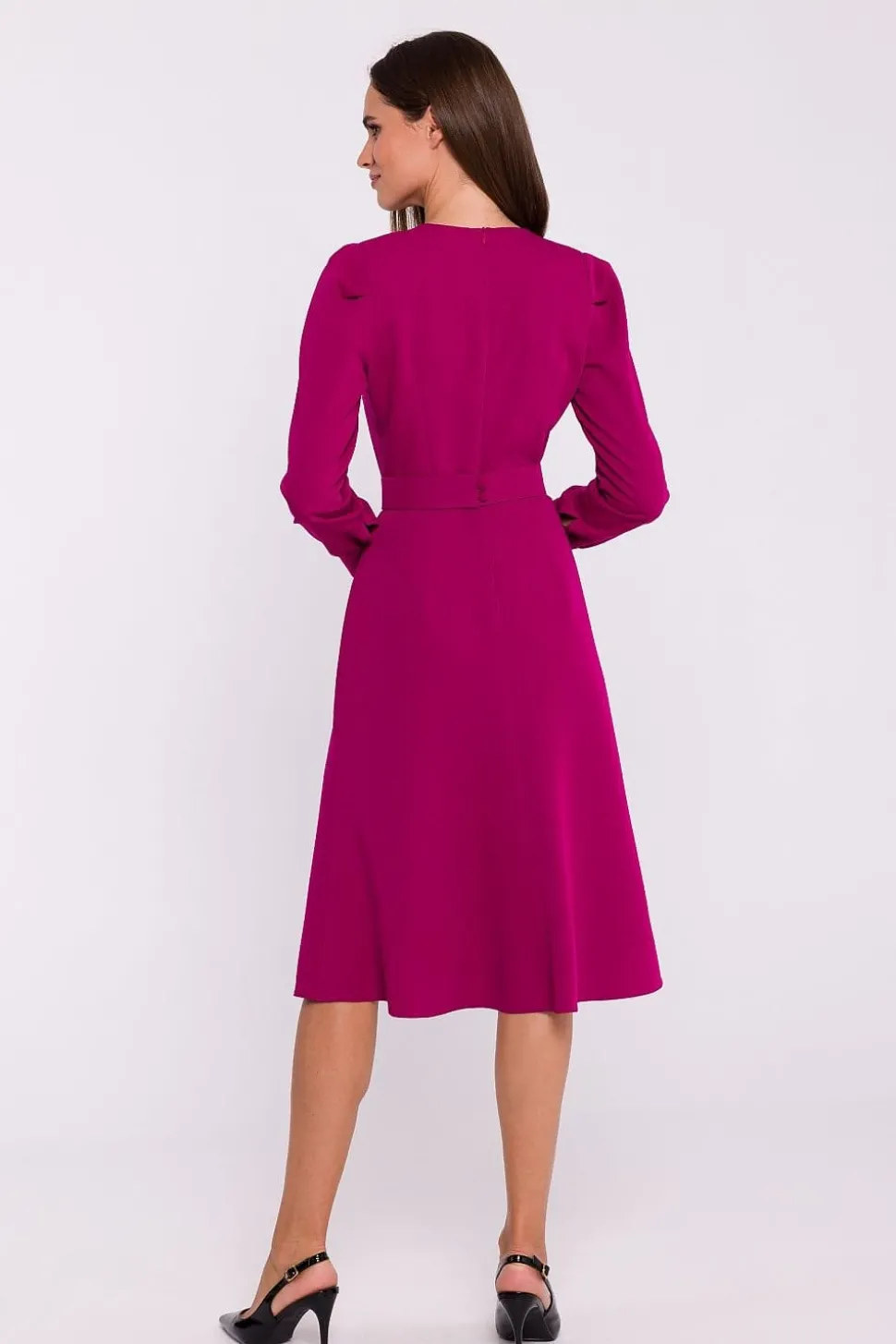 Robe habillée chic manches longues