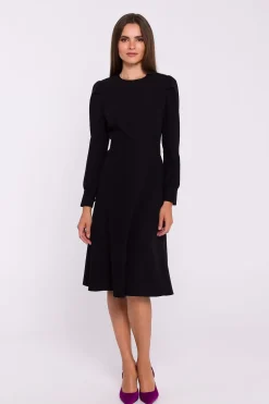 Robe habillée chic manches longues