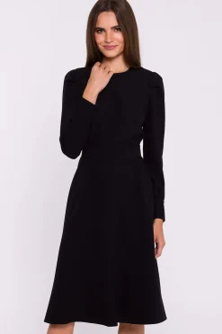 Robe habillée chic manches longues