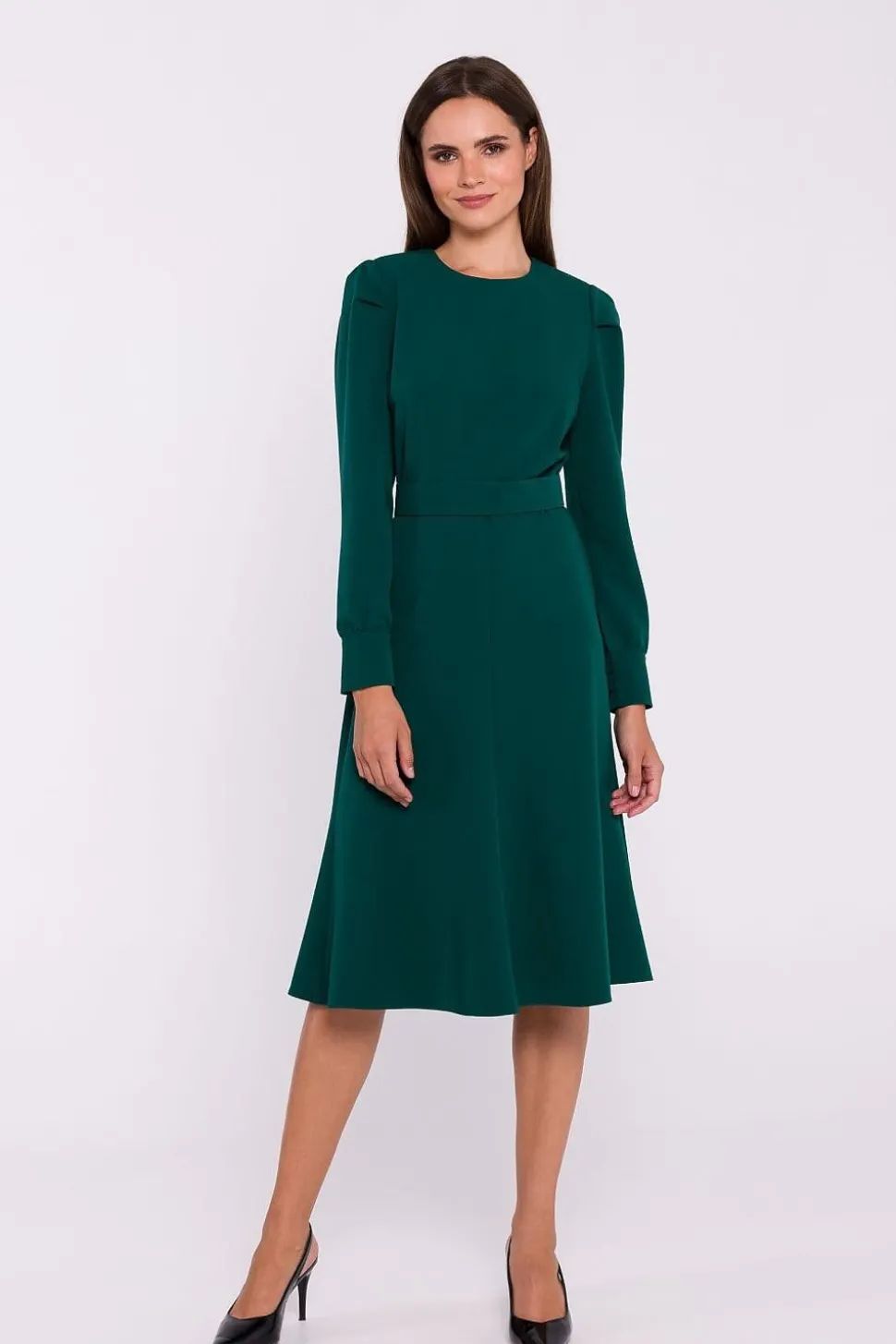 Robe habillée chic manches longues
