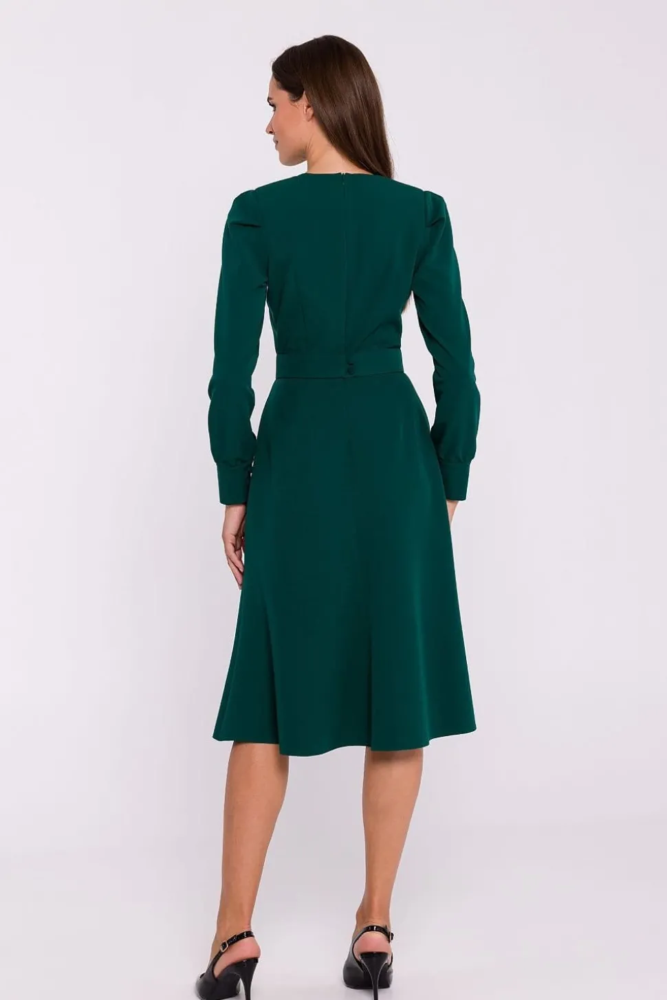 Robe habillée chic manches longues