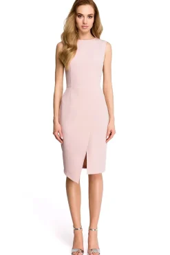 Robe habillée midi sans manches