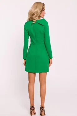 Robe habillée mini manches longues