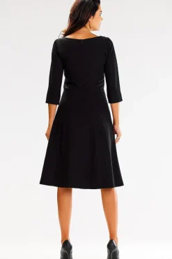 Robe habillée noire