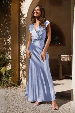 Robe invitée de mariage bohème longue