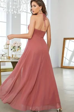 Robe invitée de mariage chic asymétrique
