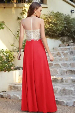 Robe invitée de mariage chic longue