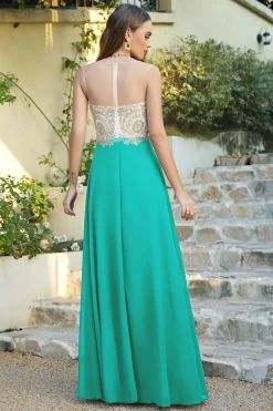 Robe invitée de mariage chic longue