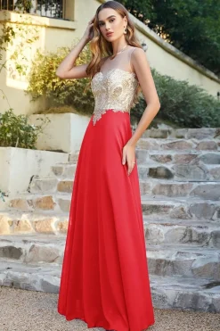 Robe invitée de mariage chic longue