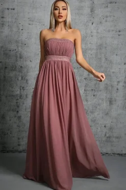 Robe invitée de mariage chic longue