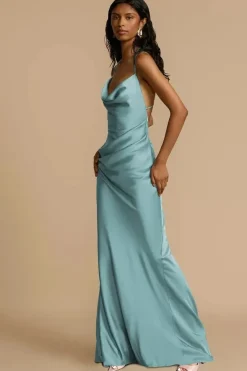 Robe invitée de mariage chic menthe