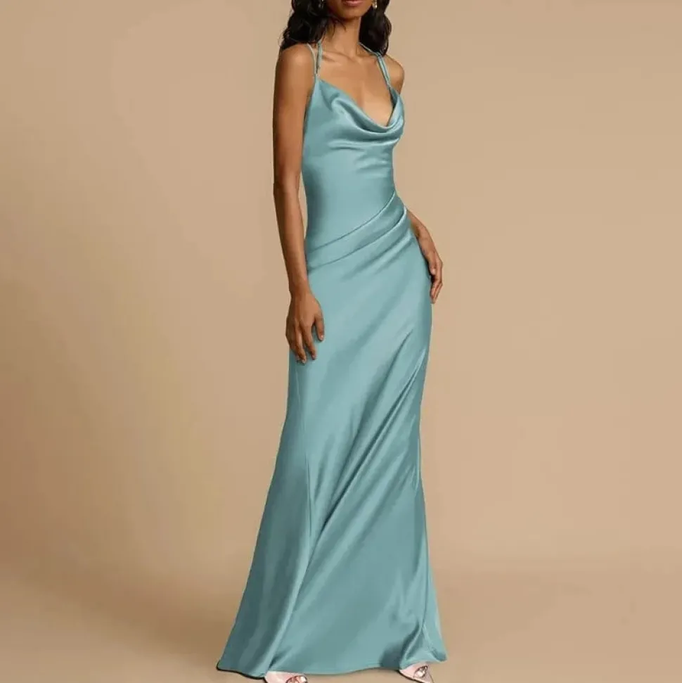 Robe invitée de mariage chic menthe