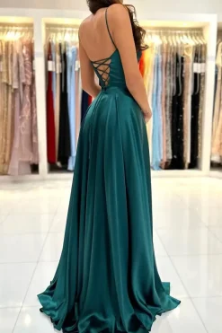Robe invitée de mariage vert émeraude