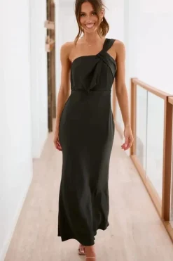 Robe invitée mariage chic asymétrique midi