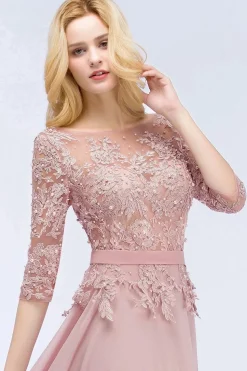 Robe invitée mariage chic haut dentelle