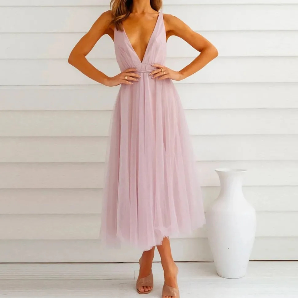 Robe invitée mariage dos nu évasée