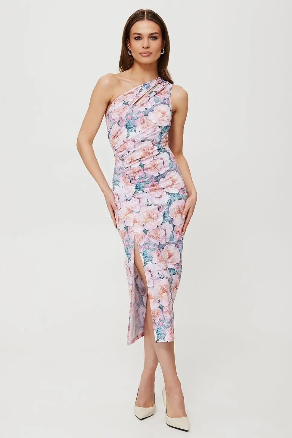 Robe invitée mariage fleurie