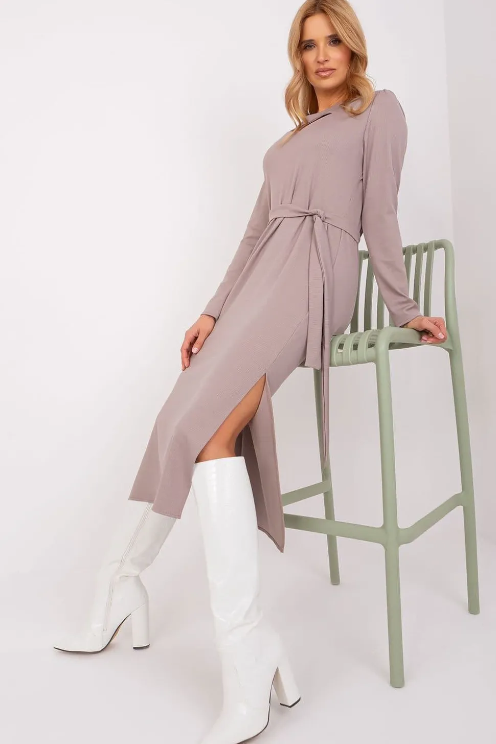 Robe élégante mi longue