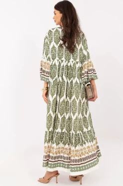 Robe longue bohème manches longues