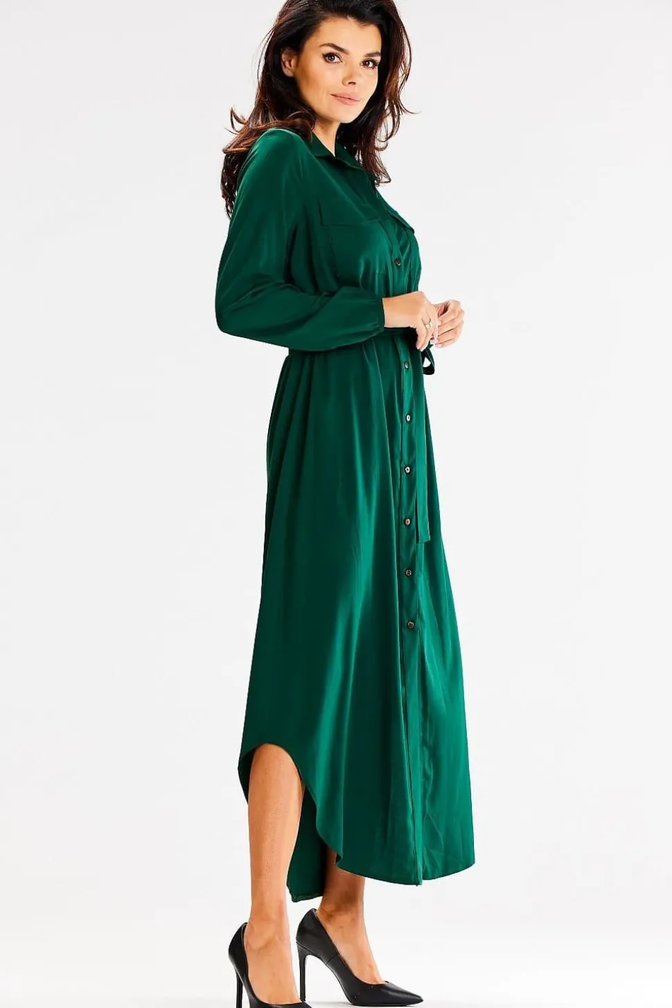 Robe longue chemise