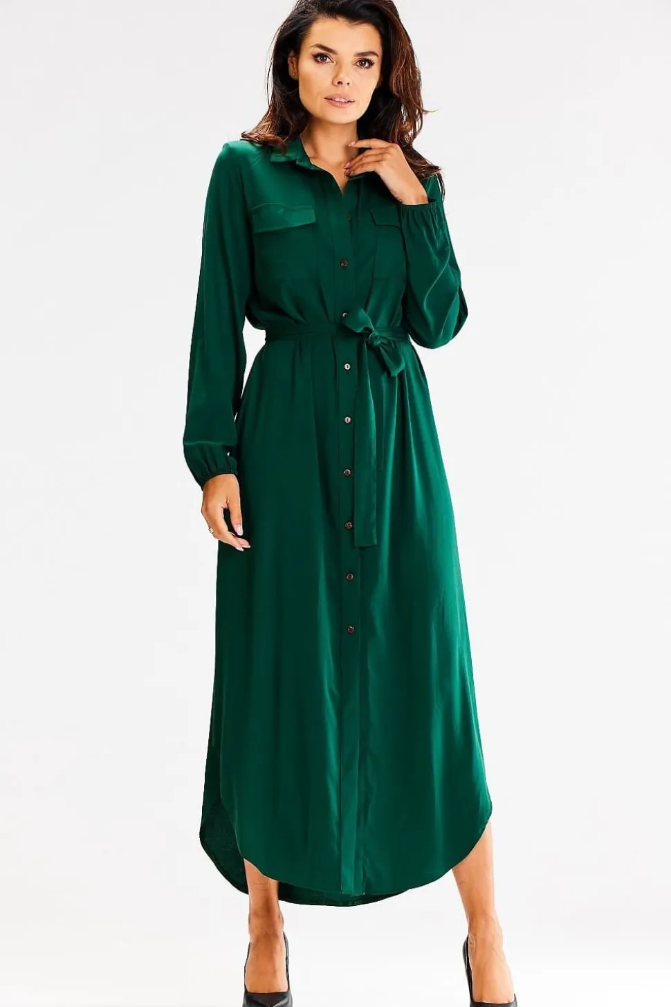 Robe longue chemise