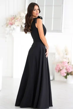 Robe longue chic fendue