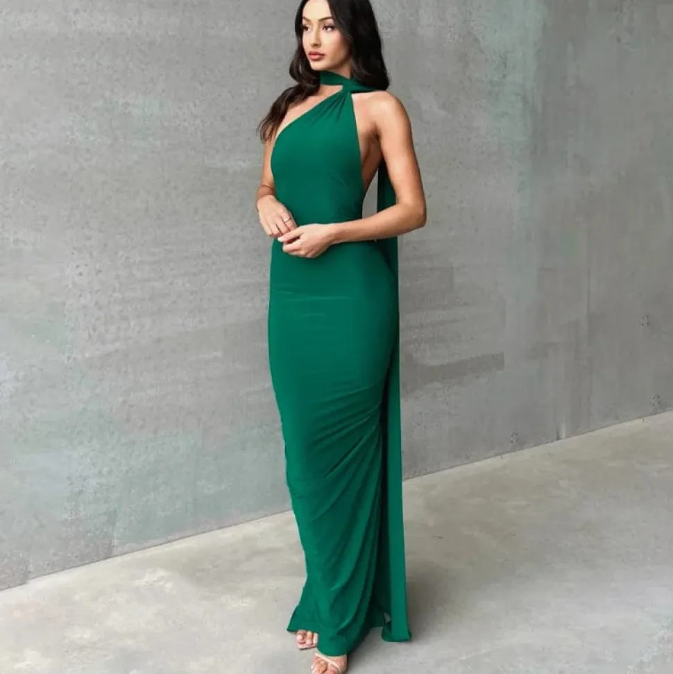 Robe longue dos nu chic