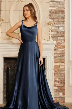 Robe longue invitée de mariage fendue