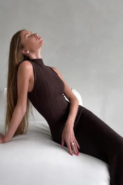 Robe midi moulante chic
