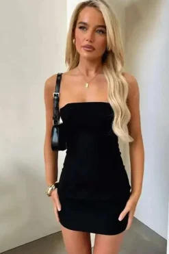 Robe mini moulante bustier