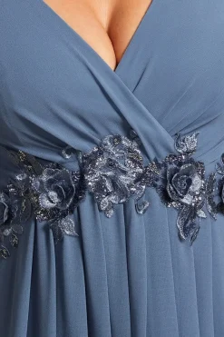 Robe pour invitée au mariage bleue