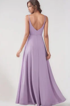 Robe pour invitée au mariage lilas longue