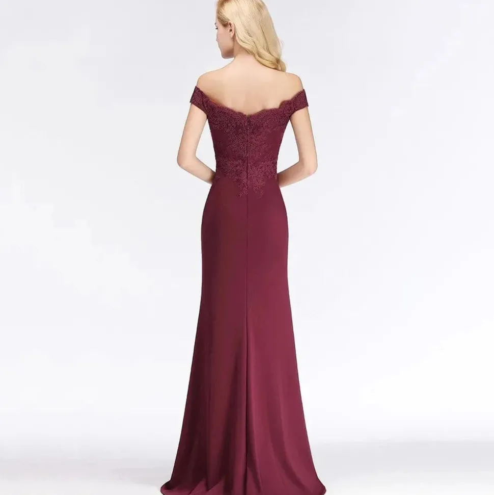 Robe pour mariage invité chic épaules dénudées