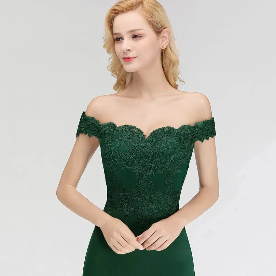 Robe pour mariage invité chic épaules dénudées