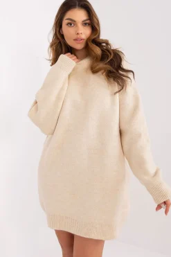 Robe pull casual manches longues