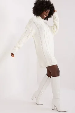 Robe pull décontractée manches longues
