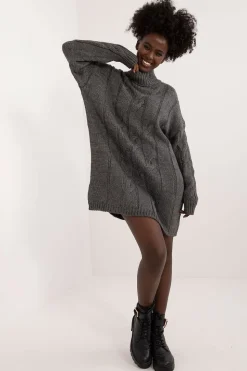 Robe pull décontractée manches longues