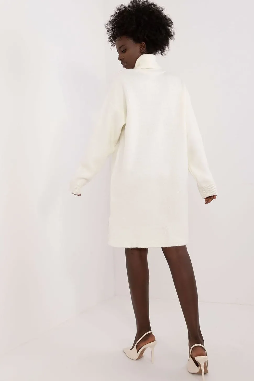 Robe pull hiver femme mi-longue