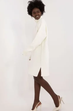 Robe pull hiver femme mi-longue