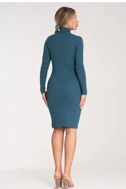 Robe pull moulante col montant