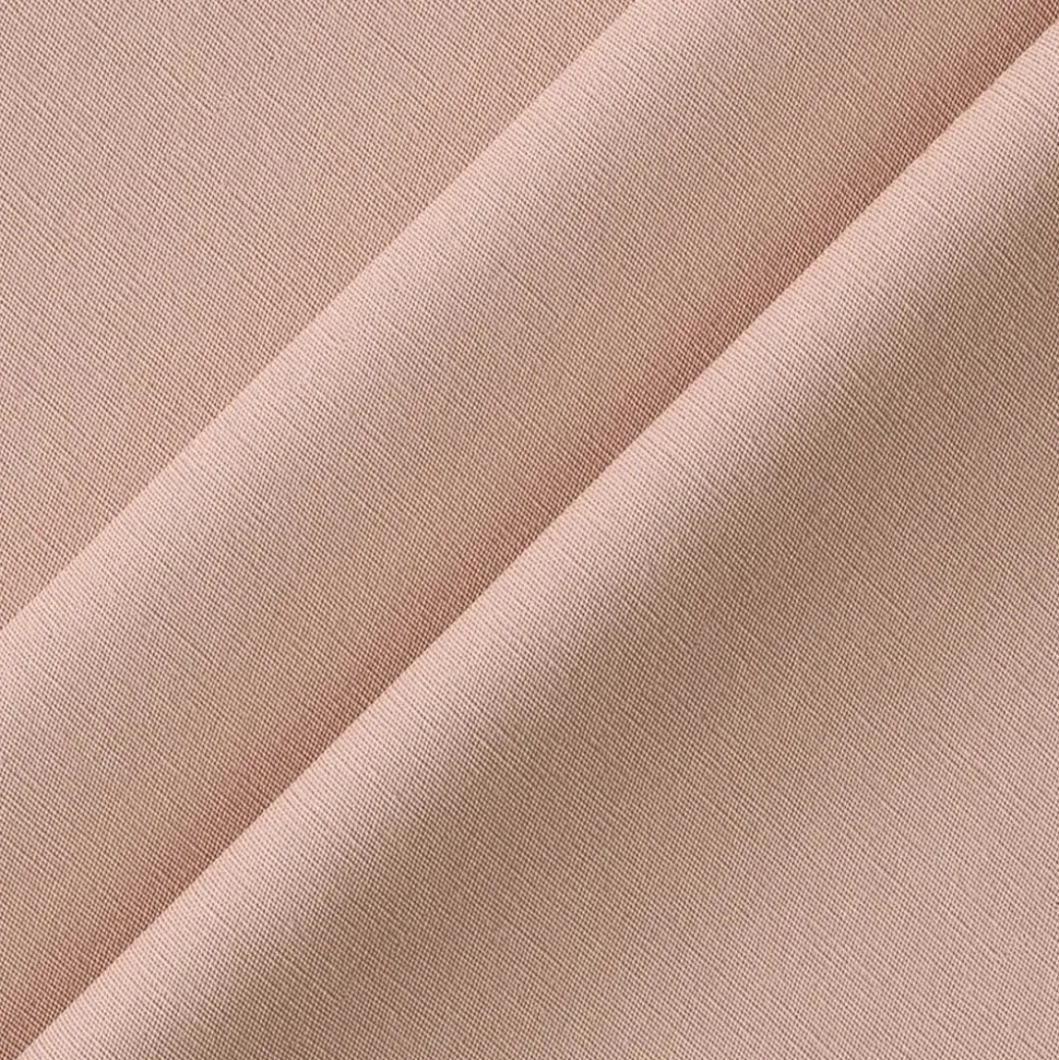 Robe rose poudrée midi évasée à bretelles