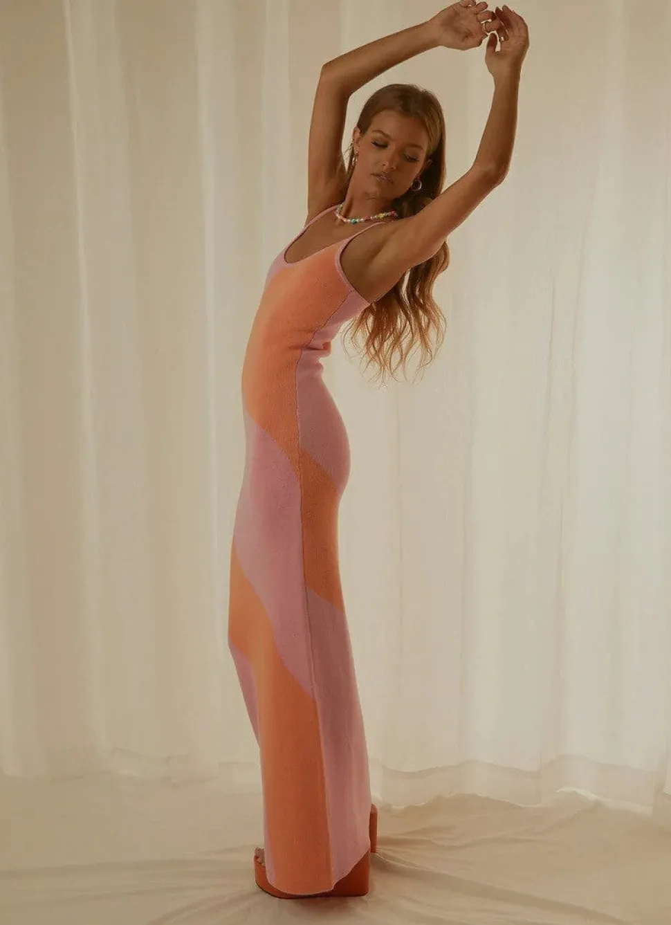 Robe sexy longue moulante dos nu