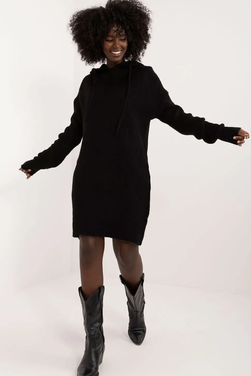 Robe sweat en maille douce