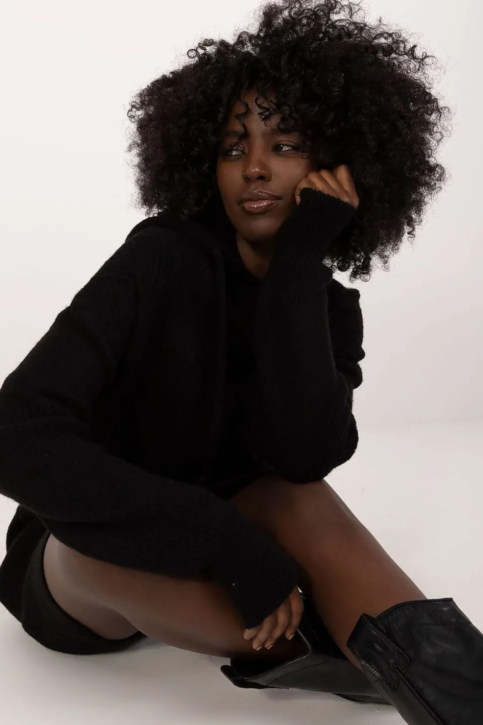Robe sweat en maille douce