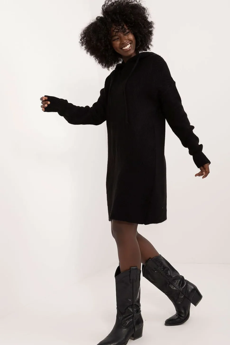 Robe sweat en maille douce