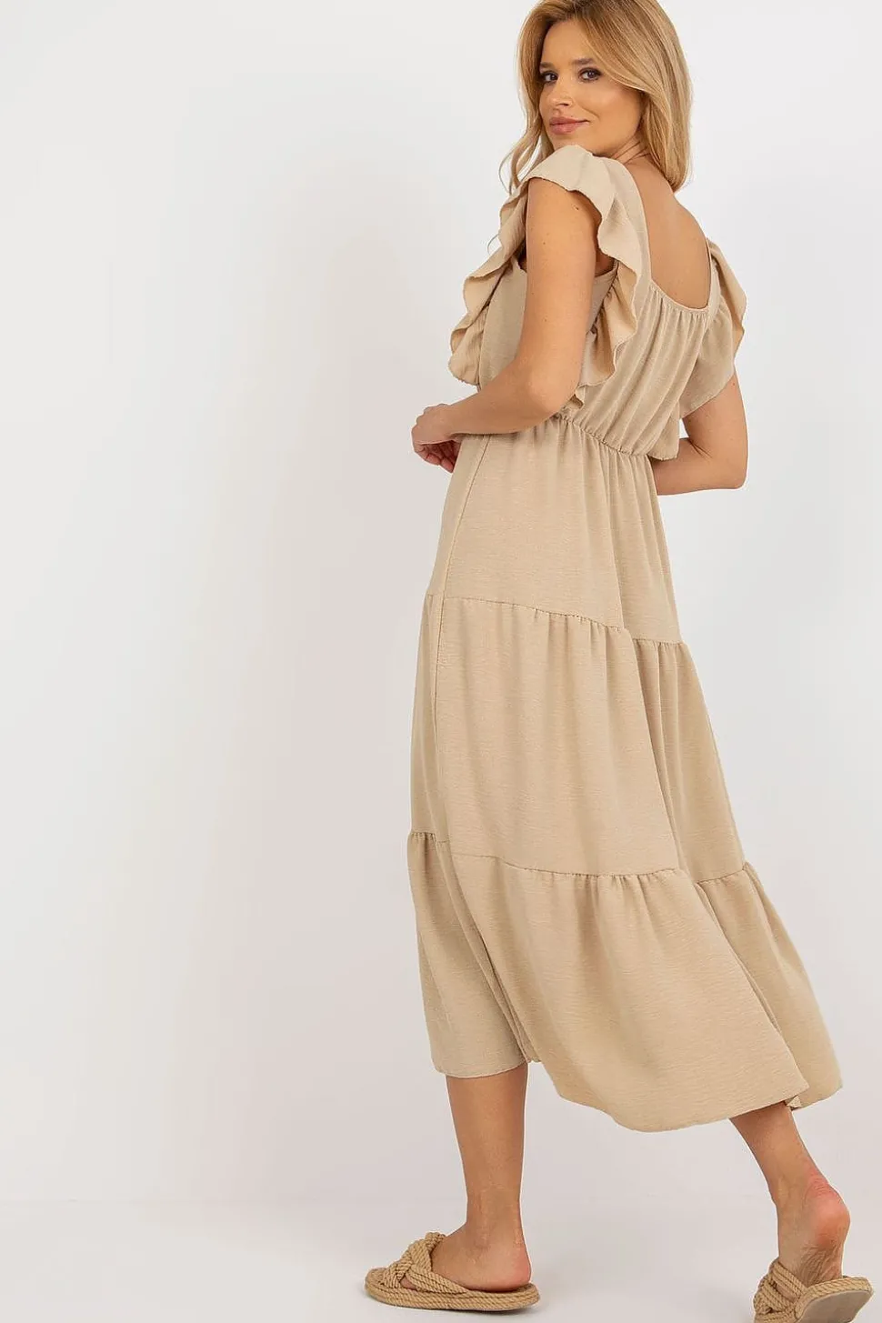 Robe été bohème champêtre longue