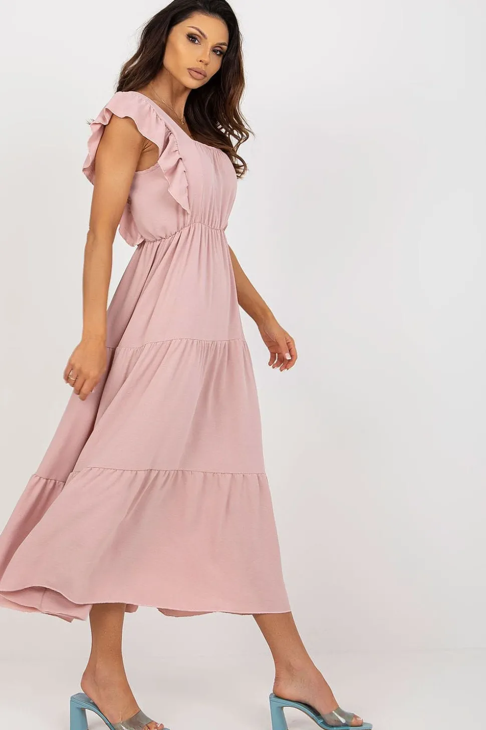 Robe été bohème champêtre longue