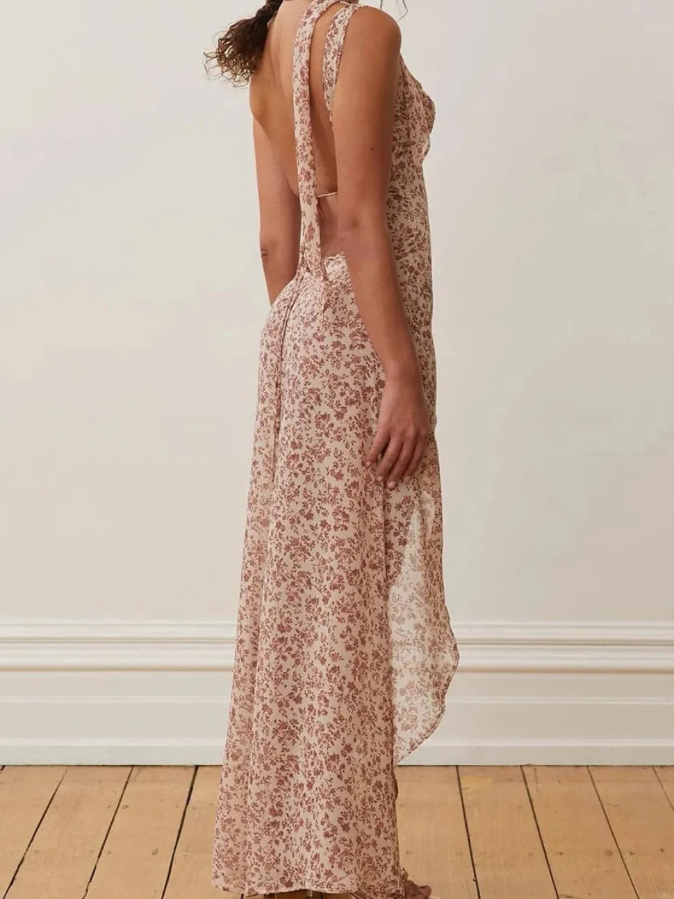 Robe été bohème longue dos nu